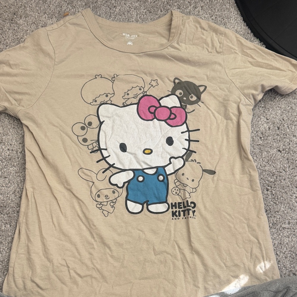 Hello Kitty Beige and Pink Kids Tee